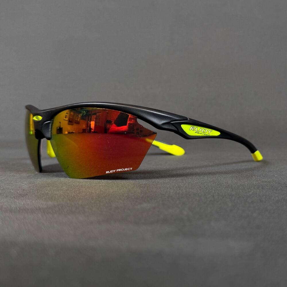 Rudy Project Stratofly SP23-06 Sport Sunglasses Black Yellow Only Frame